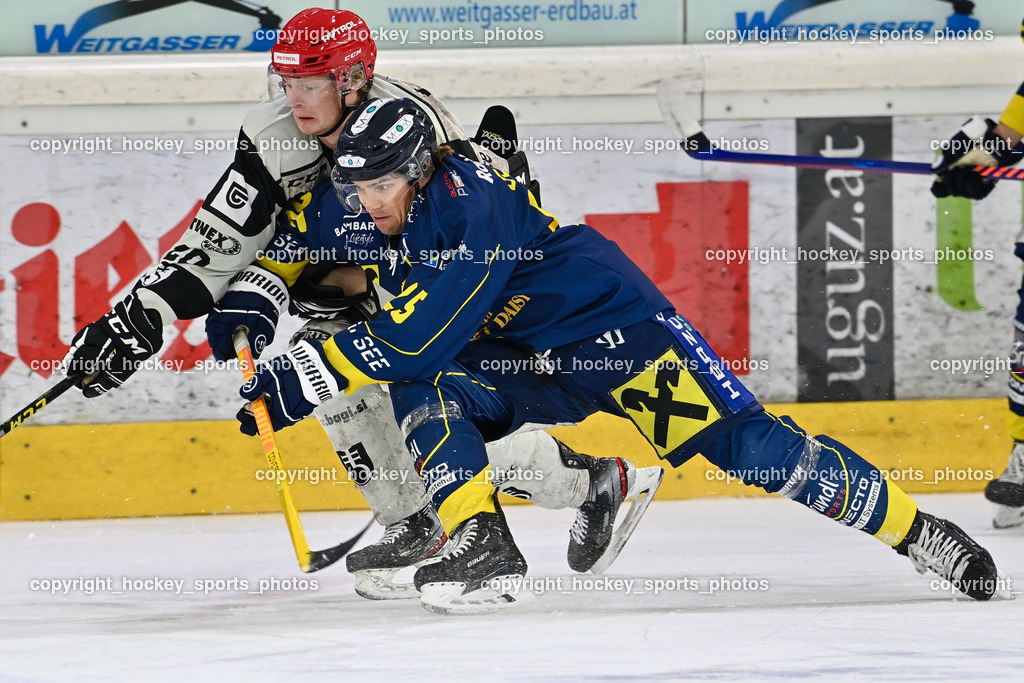 EK Zeller Eisbären vs. HDD Jesenice 1.10.2022 | #20 Polcs Rudolfs, #25 Berger Hubert