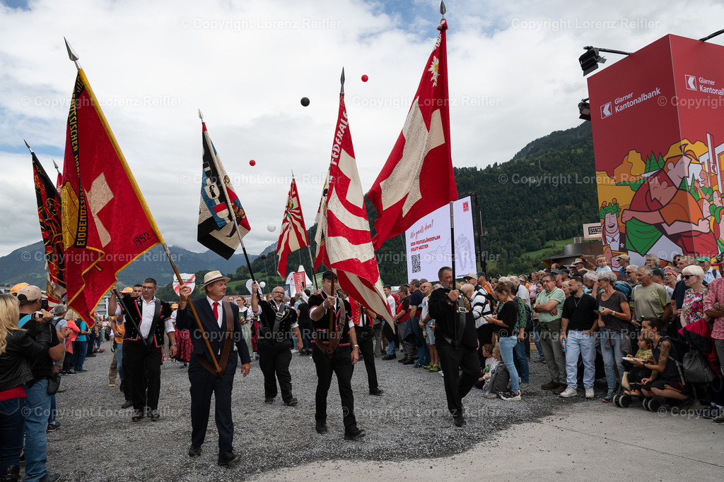 Schwingen -  ESAF Freitag Festumzug 2025 | Mollis, 29.8.25, Schwingen - ESAF Freitag Festumzug.