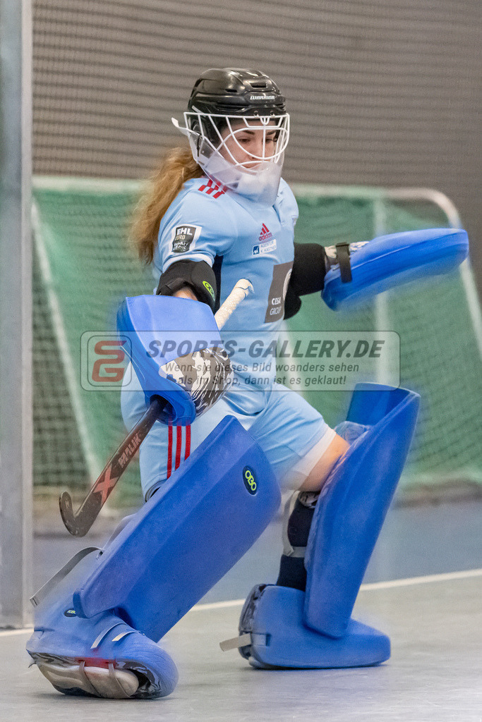 HK_20230107_102102 | 1. Bundesliga ( Halle ) Damen Düsseldorfer HC -  Crefelder HTC am 7.1.2023 Düsseldorfer HC, Düsseldorf , Nathalie Kulbatzki ( Torfrau Düsseldorfer HC #1 )