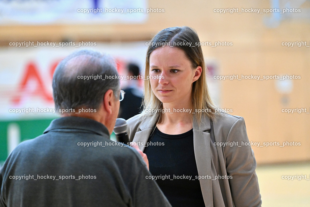 SC Ferlach vs. ALPA HC Hard | Vanessa Herzog Eisschnellläuferin, SC Ferlach vs. ALPA HC Hard, SC Ferlach vs. ALPA HC Hard am 30.04.2024 in Ferlach (Ballspielhalle Ferlach), Austria, (Photo by Bernd Stefan)