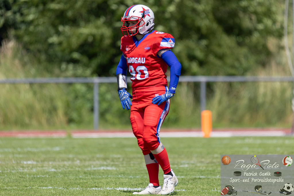 GFLW 1: German Football League Women 1: Rodgau Pioneers Ladies - Stuttgart Scorpions Sisters, 07.06.2026 | Tabea Holzamer (Rodgau Pioneers Ladies #80), Freisteller, Portrait / Porträt, Rodgau Pioneers Ladies - Stuttgart Scorpions Sisters, Rodgau, Maingau-Energie-Stadion "Am Weichsee", 7.6.2026 - Realisiert mit Pictrs.com