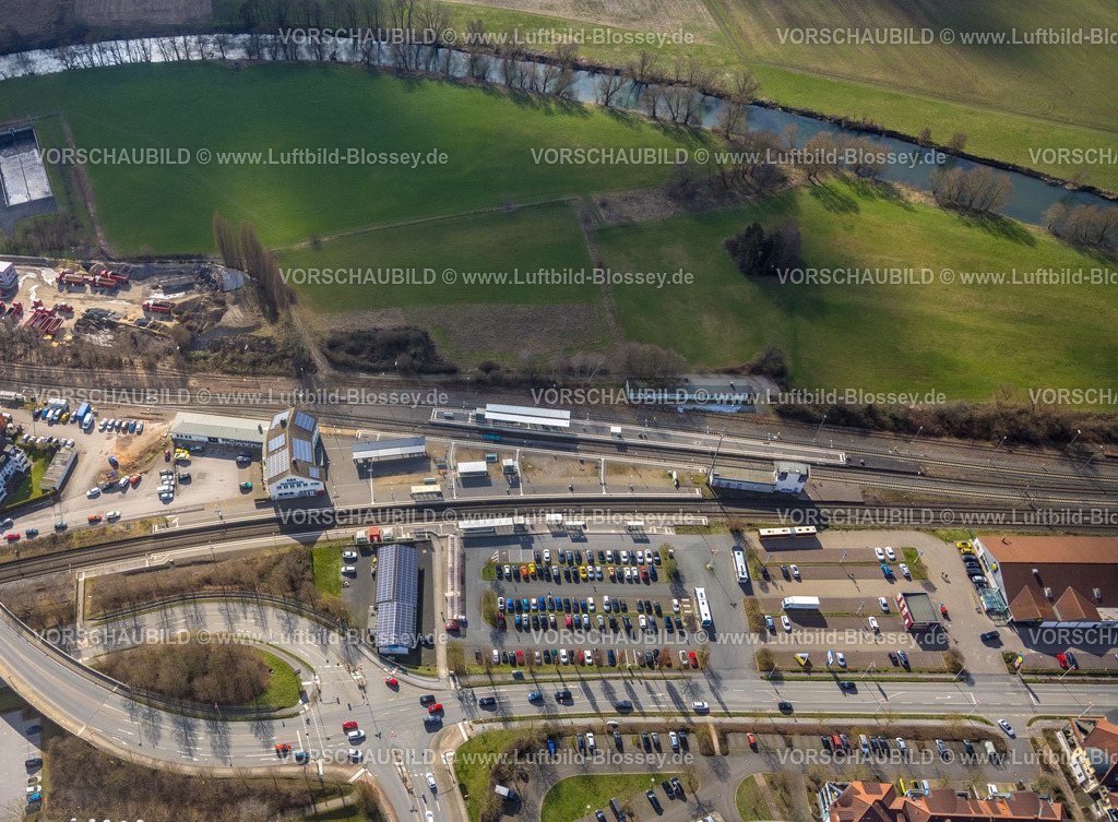 Froendenberg230214631 | Luftbild, Bahnhof Fröndenberg, Ruhrgebiet, Nordrhein-Westfalen, Deutschland