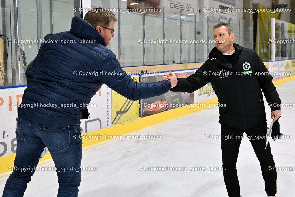 ESC Steindorf vs. SC Hohenems 11.3.2023 | Headcoach ESC Steindorf MOSER Robert, Headcoach SC Hohenems SCHMIDLE Bernd