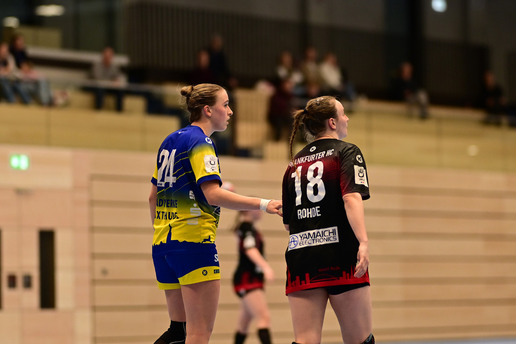 Handball I Frauen I Saison 2025-2026 I 3. Liga Staffel Nord I 11. Spieltag I Buxtehuder SV II - Frankfurter HC | Der Sportfotograf. - Realisiert mit Pictrs.com