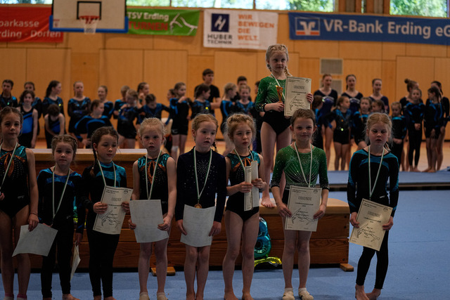 20260425 Gerätturnen  Vormittag Siegerehrung | Landkreismeisterschaften Erding 2026Datum: 20260425Ort: Erding(DE) - Sempt-Sport-HalleFotograf: Christian Habel