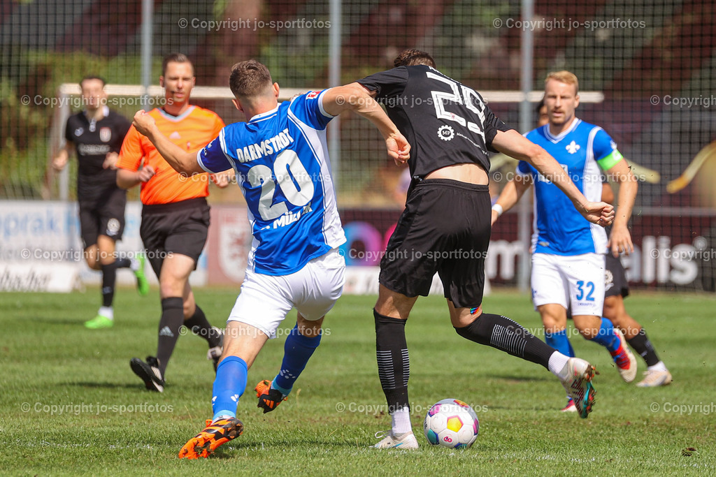 Giessen_Darmstadt (95) | 16.07.2023; Testspiel; Waldstadion Gießen; FC Gießen - SV Darmstadt 98; Ergebnis: 2:0 (0:0)