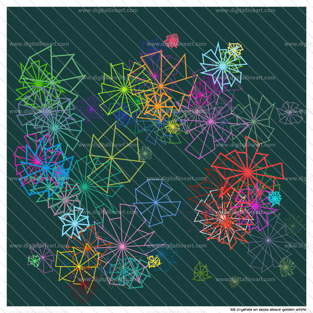 66-crystals-sepia-above-golden-white | digitallineart - Realisiert mit Pictrs.com