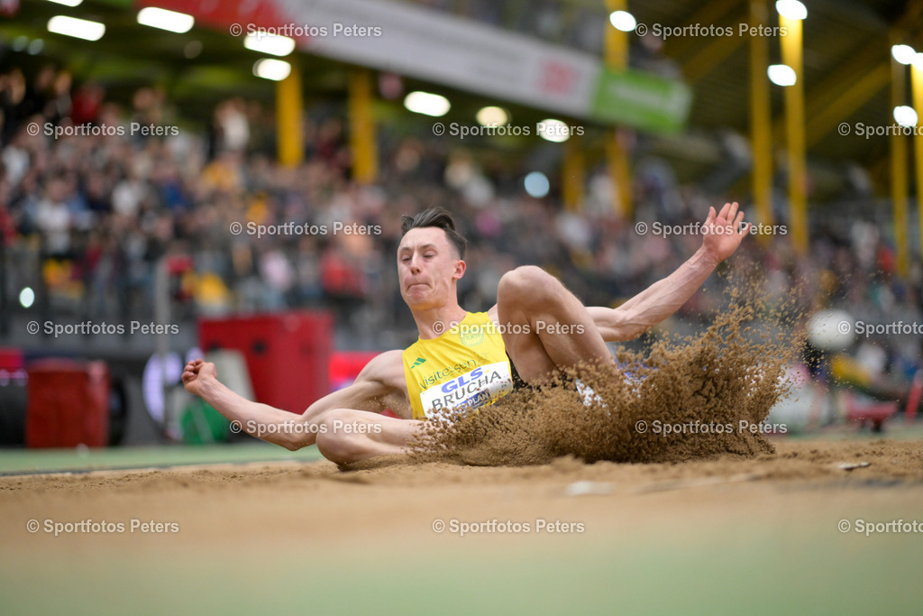 DM Halle 2026_Samstag-194 | 28.02.2026, xkaix, Leichtathletik Deutsche Meisterschaften Halle 2026,  v.l. Kevin Brucha (TLV Germania Überruhr) - Realisiert mit Pictrs.com