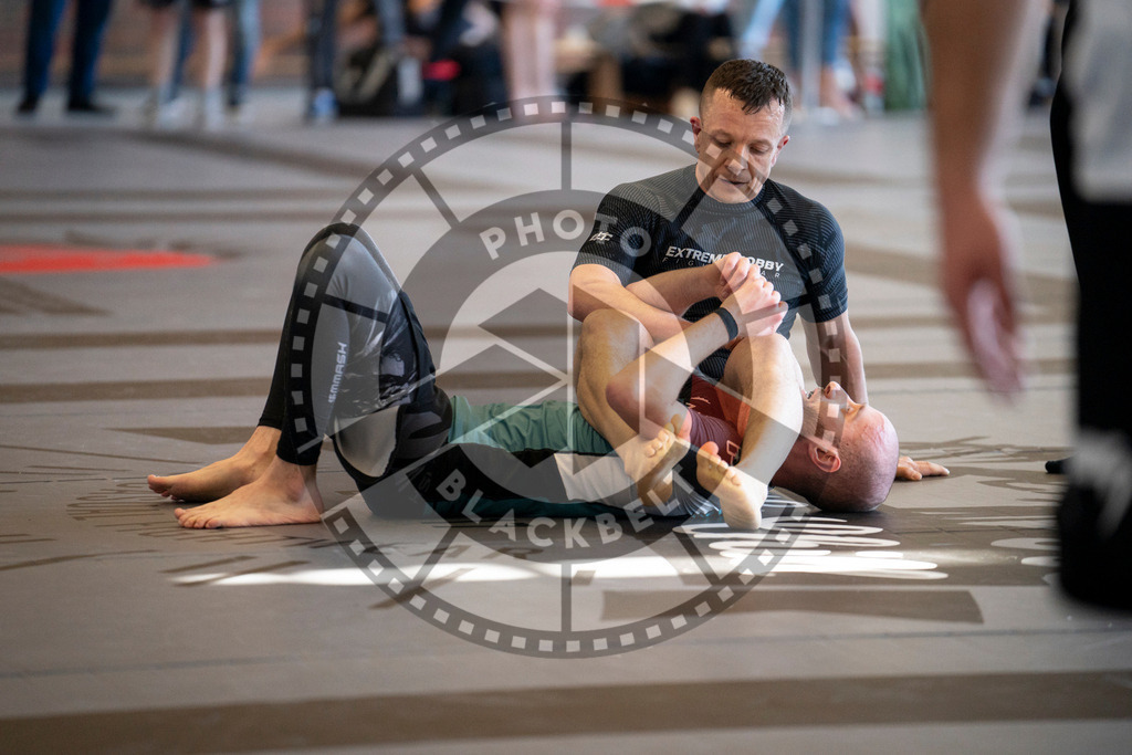 20240309PBB6199 | Fighters compete during the International Luta Livre (ILLCS) Spring Championship in Hannover, Germany, on March 9, 2024.