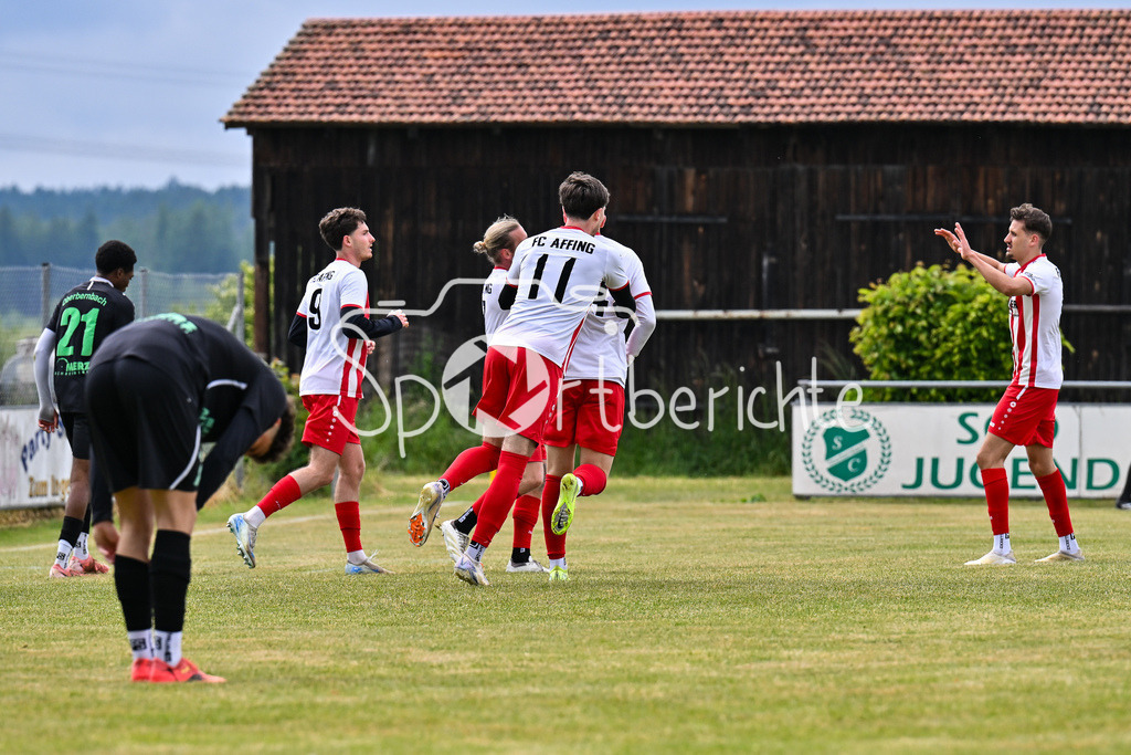 SC Oberbernbach - FC Affing | Jubel nach 0-1