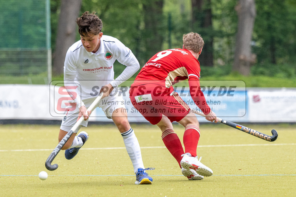 SFE_20230429_0049 | 1. Bundesliga Hockey Herren Rot-Weiss Köln - Crefelder HTC am 29.04.2023 in Köln (KTHC Stadion Rot-Weiss Köln Tennis and Hockey Club), Photo: Stephan Fehrmann 2023 (Sports-Gallery),Luis Höchemer ( Rot-Weiss Köln #9 )