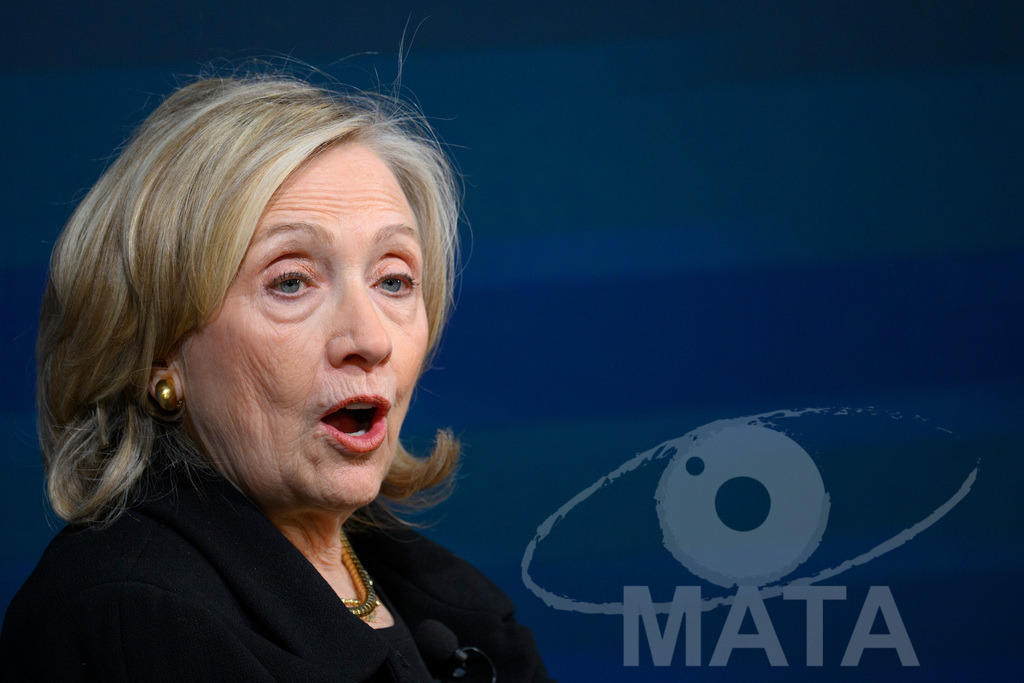 _DWA4049 | Die US-Politikerin Hillary Clinton auf der Veranstaltung Bridging Scholarship and Statecraft im Rahmen der Münchner Sicherheitskonferenz 2026. München, 13.02.2026 Bayern Deutschland  - Realisiert mit Pictrs.com