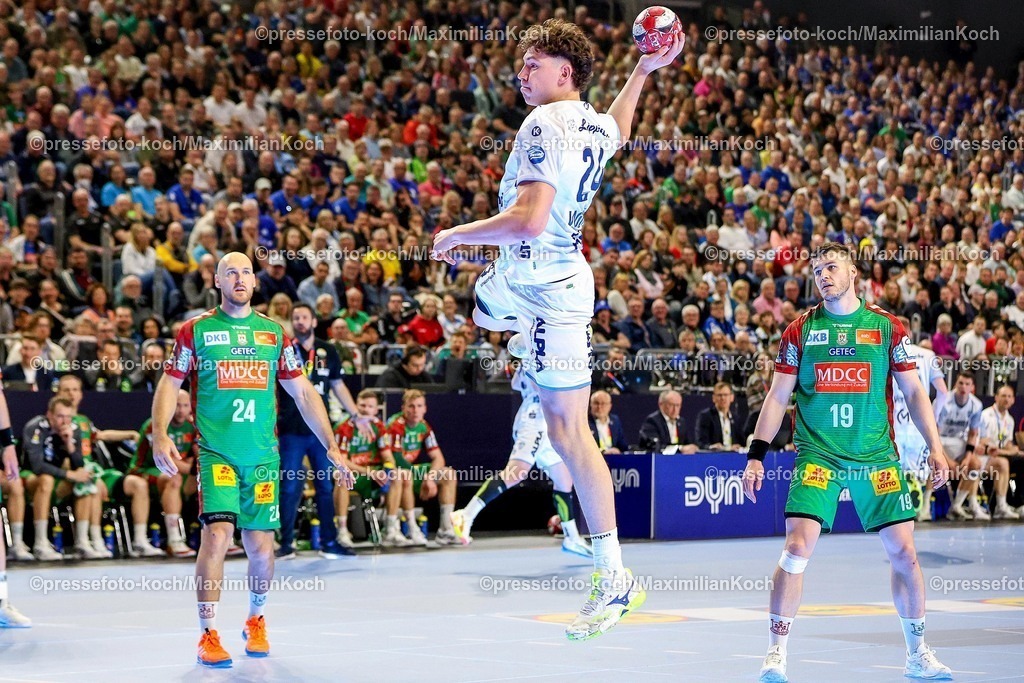 xSSCx19042601005 | 19.04.2026, xsscx, Handball, DHB-Pokal Lidl Final4, Spiel um Platz 3, TBV Lemgo-Lippe - SC Magdeburg, Saison 2025 / 2026 Herren, Lanxess Arena, Köln: Joel Willecke (TBV Lemgo Lippe #24) beim Wurf Photo: xSandraxScherningxPressefotoKochx