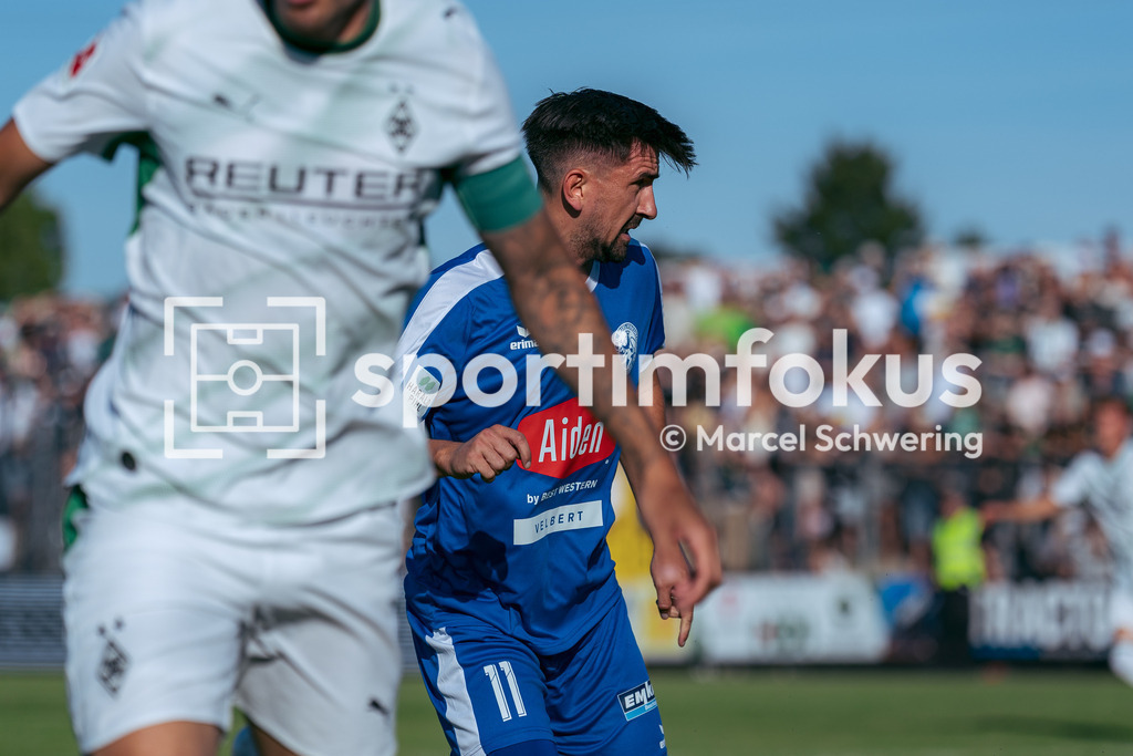 SSVg Velbert 02 – Borussia Mönchengladbach | Max Machtemes (SSVg Velbert 02). Testspiel zwischen der SSVg Velbert 02 und Borussia Mönchengladbach in Velbert, 12.08.2026. Endstand: 0:8. sportimfokus / Marcel Schwering - Realisiert mit Pictrs.com