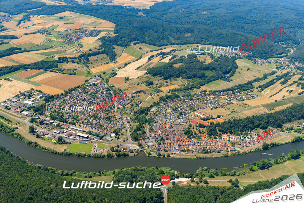 Das Luftbild zeigt :  Hafenlohr - Die Luftaufnahme wurde 2023 vom UL-Flugzeug aus erstellt ( keine Drohne ) - Hochauflösende Luftaufnahme - Für grossformatige Ausdrucke geeignet. Die Geschenkidee !Mit Lizenz und Bildrechte bestellbar