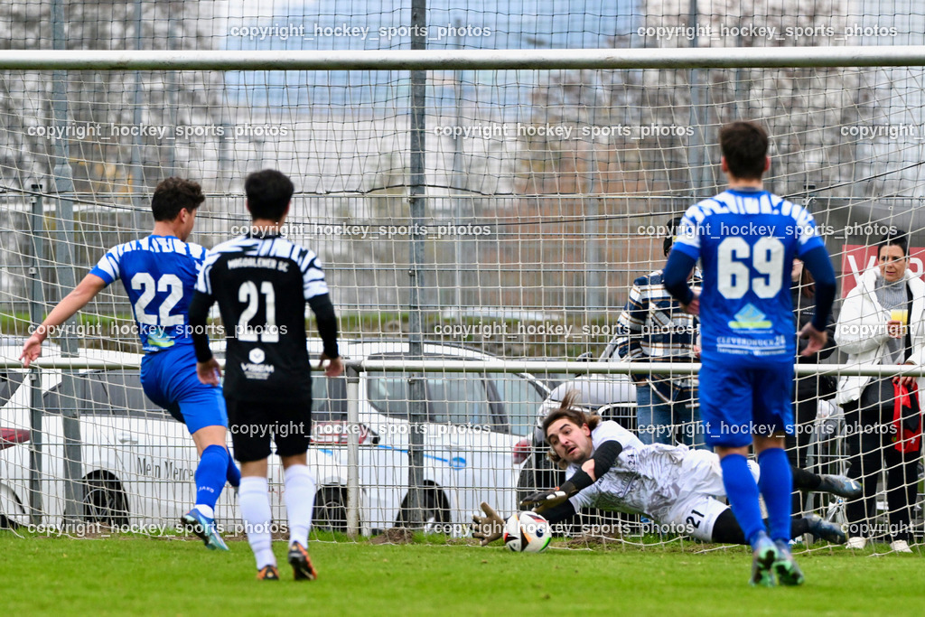 MSC Magdalen vs. SV Wernberg | #22 Milos Bukumirovic SV Wernberg, #21 Nico Brian Pettauer SV Wernberg, #21 Gianluca Rabitsch MSC Magdalen, #69 Valentino Fernando Corti SV Wernberg, MSC Magdalen vs. SV Wernberg, MSC Magdalen vs. SV Wernberg am 10.11.2024 in Magdalen (Sportplatz Magdalen), Austria, (Photo by Bernd Stefan)