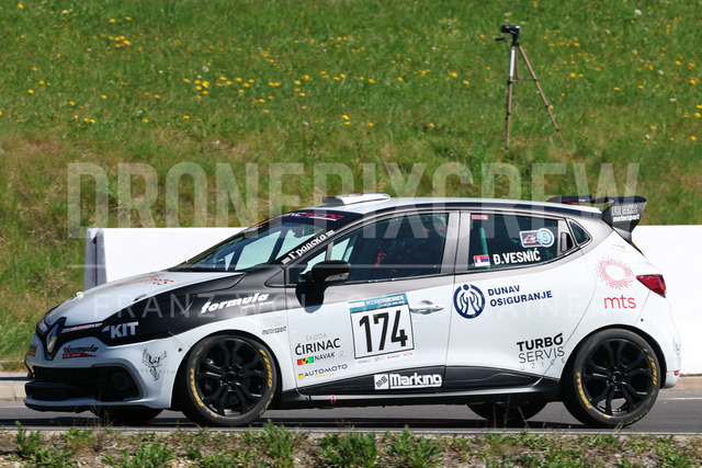 FIA European Hill Climb Championship – Rechberg 2026 | FIA European Hill Climb Championship at Rechberg, held from 24 to 26 April 2026 near Tulwitz, Styria, Austria. The image shows Dorde VESNIC (SRB) Renault Clio 4 RS.