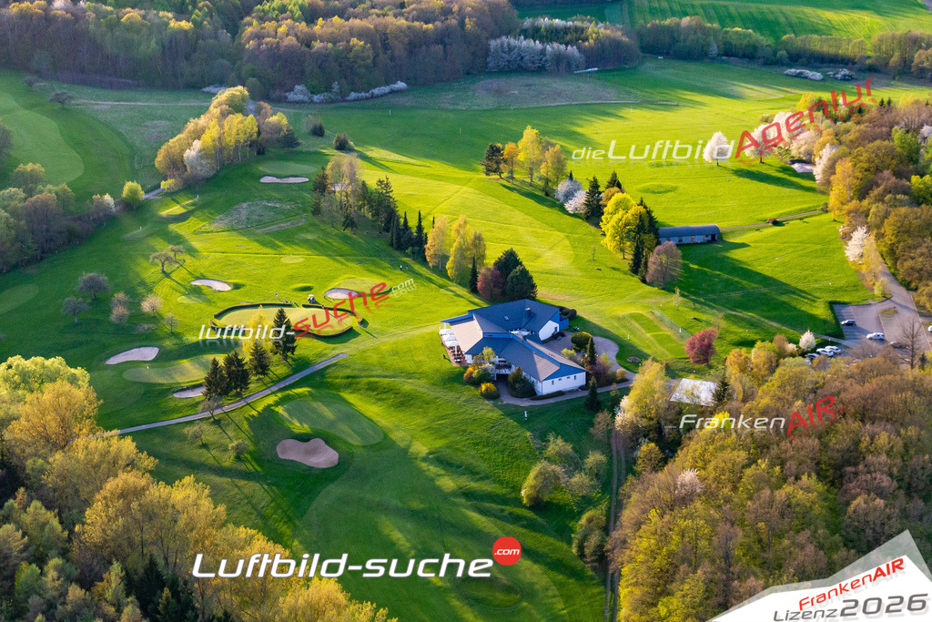 aktuelles Luftbild von Golfplatz Thurnau - Luftaufnahme wurde 2018 von https://frankenair.de mittels Flugzeug (keine Drohne) erstellt.