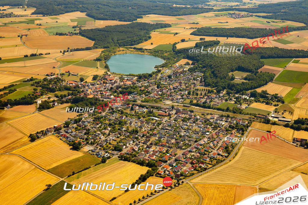 Die Luftaufnahme Schönes Bild von Zimmersrode - Neuental wurde 2022 vom Flugzeug aus (keine Drohne) erstellt. Hohe Auflösung -für große Poster und Wandbilder geeignet - Garantiert!