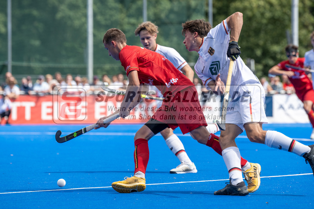 SFE_20230716_0338 | EuroHockey EM U18 Boys Final Belgium vs Germany am 16.07.2023 in Krefeld (Gerd-Wellen-Hockeyanlage), Photo: Stephan Fehrmann 2023 (Sports-Gallery)