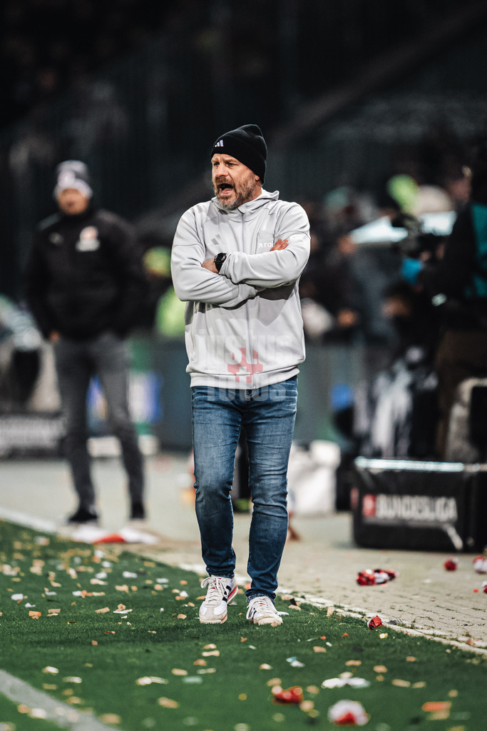 Fußball | Männer | Saison 2025/2026  | Fußball-Bundesliga | 11. Spieltag | FC St. Pauli vs. 1. FC Union Berlin | 23.11.2025 | Trainer Steffen Baumgart (1. FC Union Berlin)