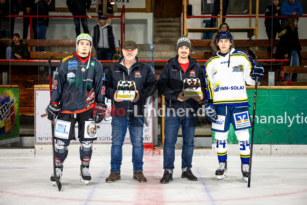 Peißenberg MINERS gegen EHC Waldkraiburg "Die Löwen" | Eishockey Bayernliga 2025/26, Peißenberg MINERS gegen EHC Waldkraiburg "Die Löwen", 20251012,Spieler des Spiels,2025-10-12 in Peißenberg (flatbuy Arena Peißenberg), Copyright: WolfgangxLindner www.foto-lindner.de