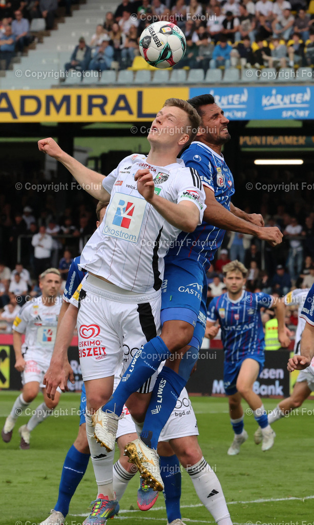 A_LUI_18042026____10 | ADMIRAL BUNDESLIGA RZ PELLETS WAC-BLAU WEISS LINZ 18.04.2026 IM BILD : MARIO SULZNER (WAC) UND RONIVALDO SALES (BLAU WEISS) FOTO:FOTOLUI/MW