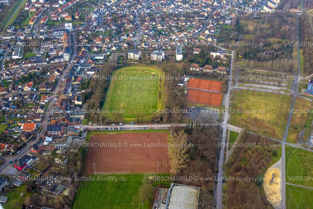 Hamm241201165 | Luftbild, Sportplatz Glück-Auf-Stadionund Tennisplätze Tennisclub Herringen 1956 e. V., Stadtbezirk Herringen, Hamm, Ruhrgebiet, Nordrhein-Westfalen, Deutschland