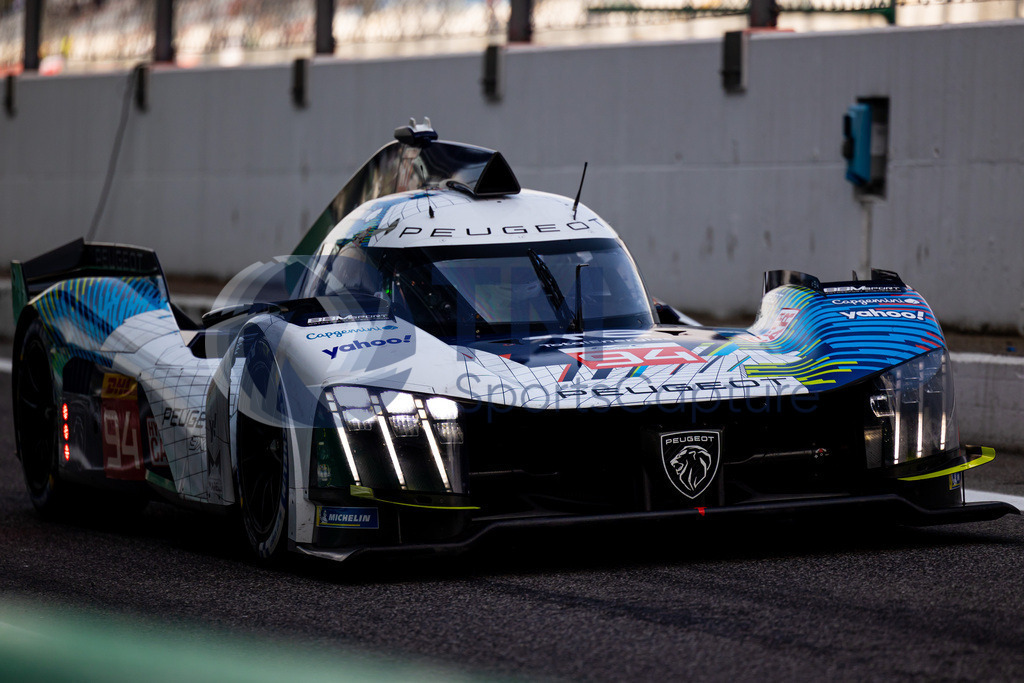 Trainproduction-20230708-0003 | MONZA,ITALY,08.Jul.23 - MOTORSPORTS - WEC, FIA World Endurance Championships, 6h of Monza, Autodromo Monza. Image shows Loic Duval (FRA), Gustavo Menezes (USA) and Nico Mueller (SUI/ Peugeot Totalenergies).  Photo: Trainproduction / Matthias Trinkl