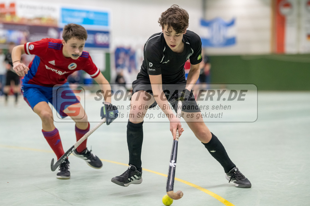 SFE_20230304_0051 | Deutsche Meisterschaft Männliche U16 Halle 2023 am 04.03.2023 in Köln (KTHC Stadion Rot-Weiss Köln Tennis and Hockey Club), Photo: Stephan Fehrmann 2022 (Sports-Gallery)