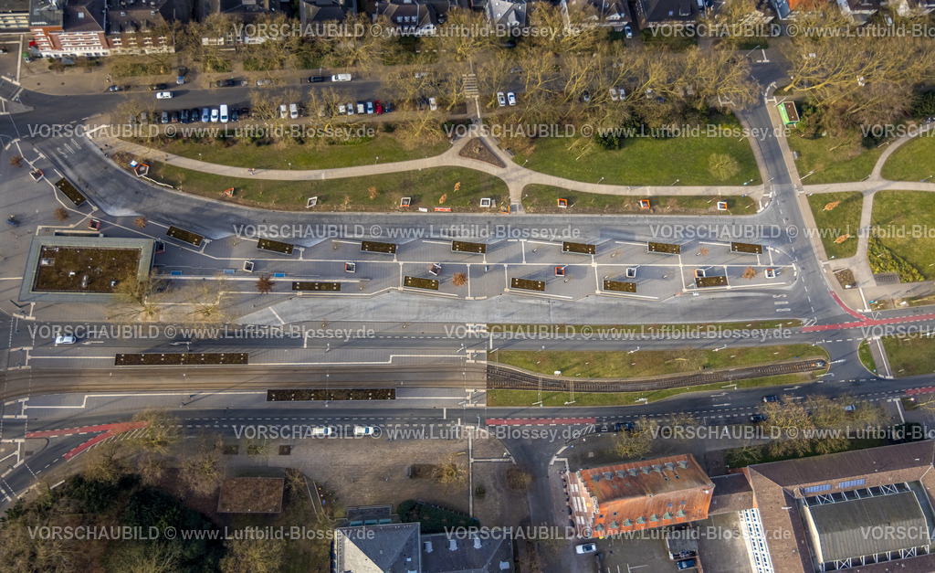 Gelsenkirchen250203365Nord | Luftbild, ZOB Omnibusbahnhof Buer an der Goldbergstraße, Buer, Gelsenkirchen, Ruhrgebiet, Nordrhein-Westfalen, Deutschland