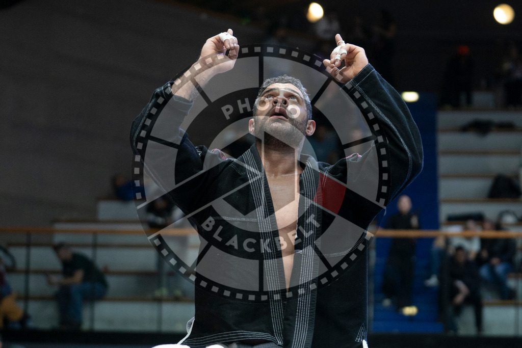 20240119PBB2276 | Fighters compete during the IBJJF European Championship in Paris, France, on January 19, 2024.
