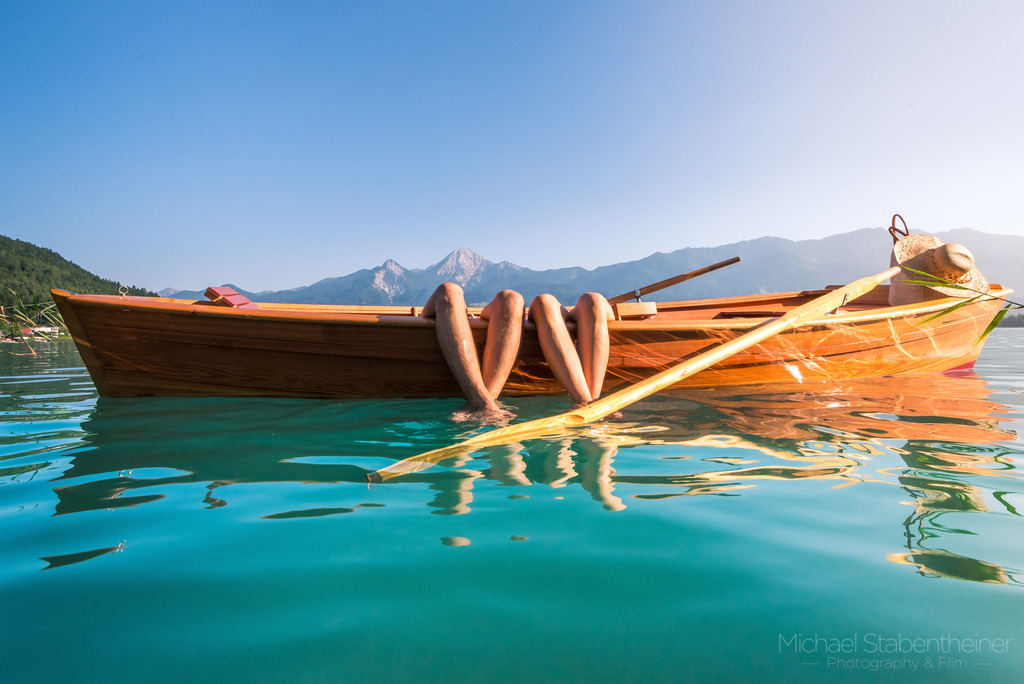 Faaker See in Kärnten | Aufnahme vom Faaker See in der Nähe von Villach in Kärnten / Österreich