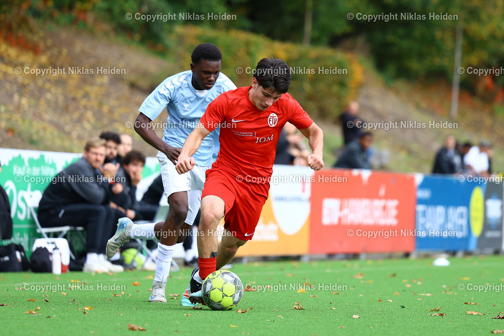 NH_EimsbüttelerTVU19_Altona93U19_RegionalligaNord_11102025 | #11 Yusuf Ensar Tek (Eimsbütteler TV U19)Fußball I Junioren I A-Junioren Regionalliga Nord I Saison 2025-2026  I 7. Spieltag I Eimsbütteler TV U19 - Altona 93 I 11.10.2025 I Sportzentrum Hoheluft