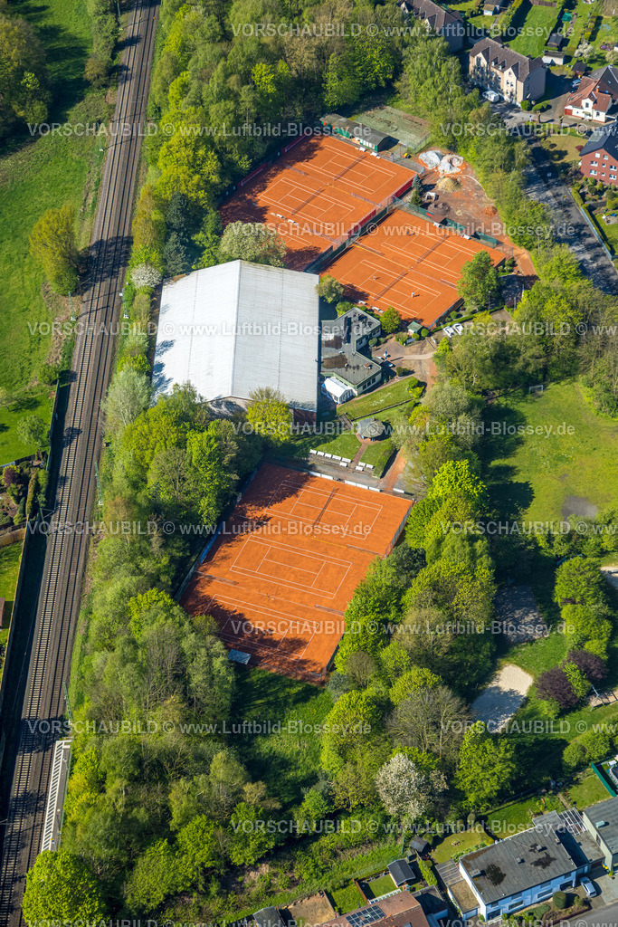 Kamen230406212 | Luftbild, Tennisplätze Tennisclub Kamen-Methler, Kaiserau, Kamen, Ruhrgebiet, Nordrhein-Westfalen, Deutschland