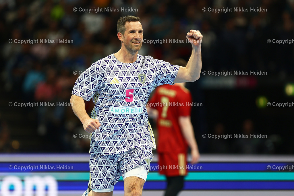 NH_TeamBitter_TeamPommes_AbschiedsspielEinsNoch_10042025 | #5 Torsten Jansen (Team Pommes)Handball I Herren I Abschiedsspiel "Eins noch" I Pascal "Pommes" Hens und Johannes Bitter I 10.04.2025 I Barclays Arena