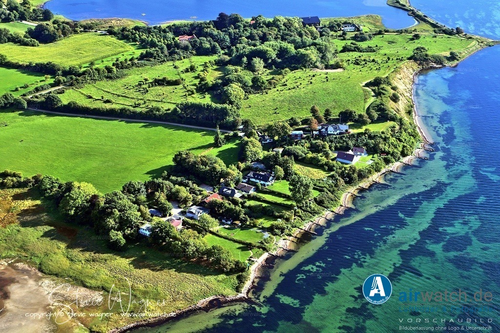 Luftbild Halbinsel Holnis bei Glücksburg | Entdecken Sie atemberaubende Luftbilder und Fotografien auf airwatch.de - Tauchen Sie ein in eine Welt voller faszinierender Aufnahmen aus der Vogelperspektive.