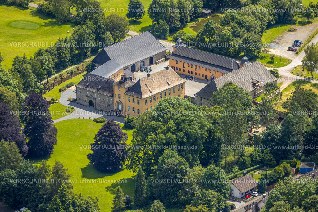 Sundern240708911 | Luftbild, Schloss Haus Amecke, Veranstaltungen und Events, Amecke, Sundern, Sauerland, Nordrhein-Westfalen, Deutschland