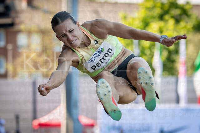 Multisport Event; Ratingen, 28.06.2026 | RATINGEN, GERMANY - JUNE 28, 2026 : Célia Perron (FRA / France) competing in the heptathlon’s long jump during the Multisport Event at Stadion Ratingen on June 28, 2026 in Ratingen, Germany.