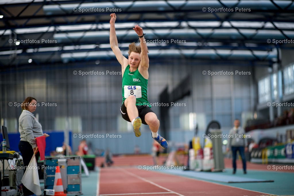 250208_xkaix_DM Mehrkampf_31 | 08.02.2025, xkaix, Leichtathletik 20. Deutsche Meisterschaften, Mehrkampf Halle v.l. David Kleinschrodt (TSV 1860 Ansbach) - Realisiert mit Pictrs.com