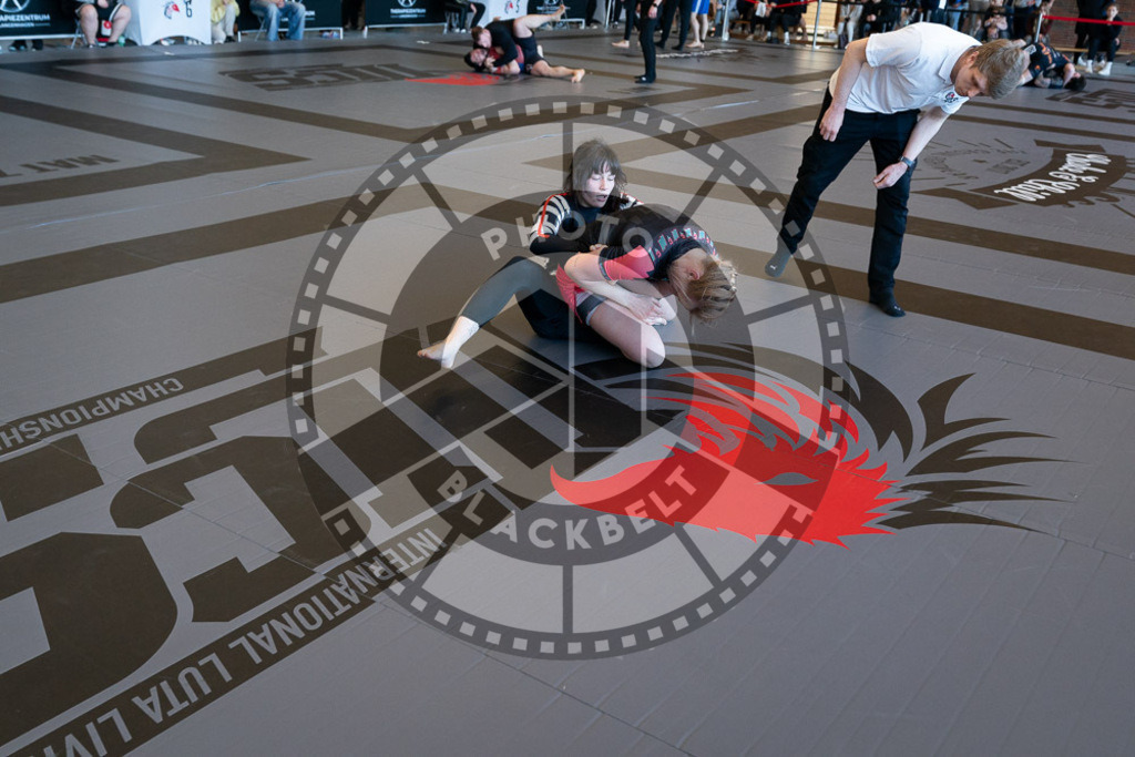 20250329PBB3910 | Fighters compete during the International Luta Livre (ILLCS) Germany IX Spring 2025 Competition spring on March 29, 2025 in Hannover, Germany.© Chiara Dazi