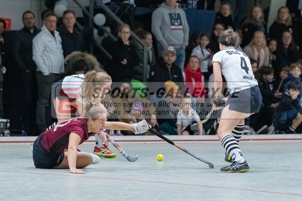 HK_20230226_105055 | Deutsche Meisterschaft WU16 Spiel um Platz 7 Düsseldorfer SC - HC Ludwigsburg am 26.2.2023 DSC 99, Düsseldorf ,