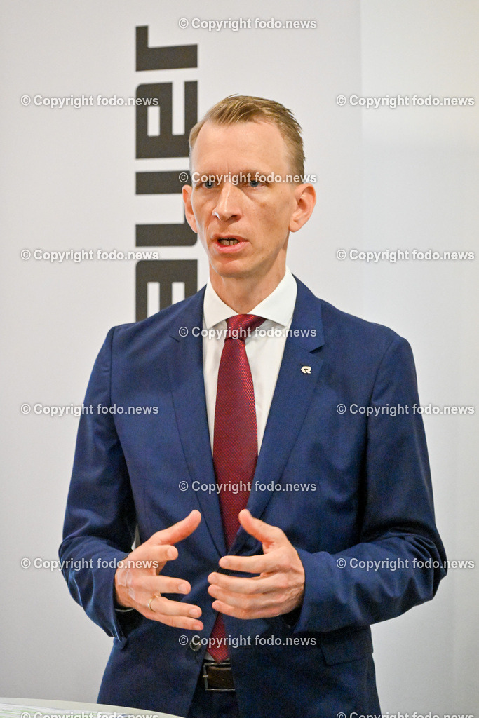 Rosenbauer International AG_ 19.07.2023-12 | 19.07.2023, Leonding, AUT, Rosenbauer International AG, im Bild Sebastian Wolf (CEO Rosenbauer International AG)
