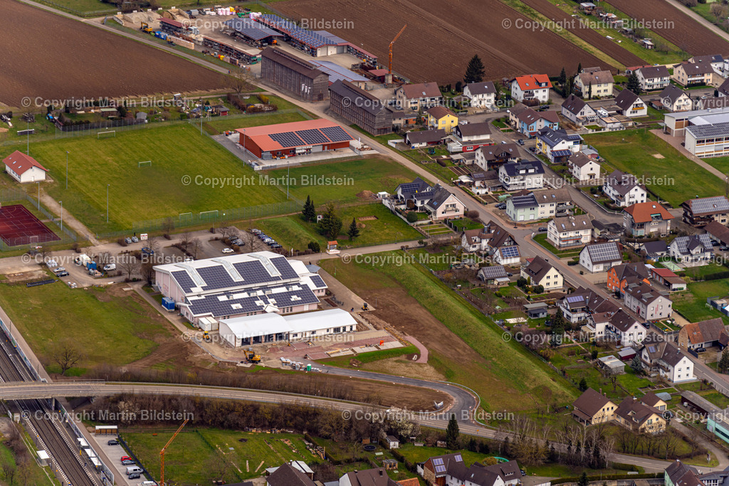 Ringsheim-12-03-23-1-5 | Bilder Fotos Luftbilder Luftaufnahmen Deutschland Süden Westen Schwarzwald Baden Württemberg  
