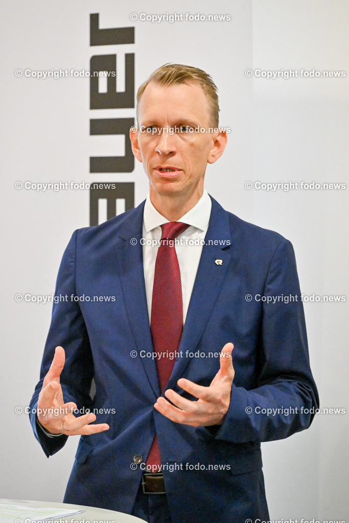 Rosenbauer International AG_ 19.07.2023-11 | 19.07.2023, Leonding, AUT, Rosenbauer International AG, im Bild Sebastian Wolf (CEO Rosenbauer International AG)