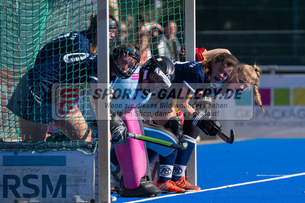 HK_20221009_100748 | 2. Bundesliga Damen Crefelder HTC - Hannover 78 am 9.10.2022 Crefelder HTC, Krefeld , Carla Mauersberg Torfrau ( Hannover 78 #78 )