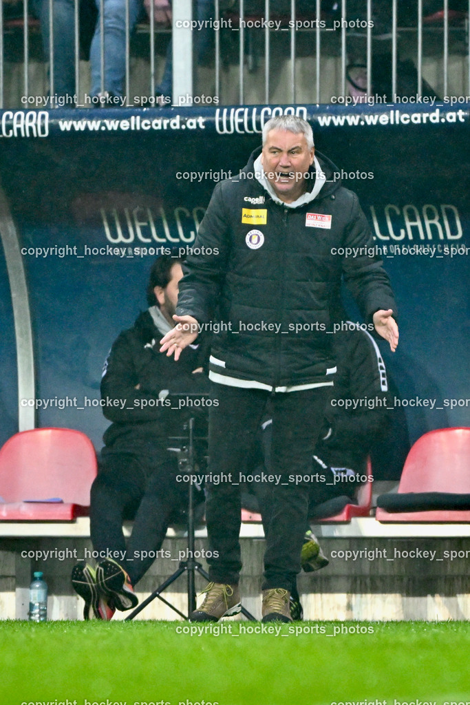 Austria Klagenfurt vs. SK Rapid 10.3.2024 | Headcoach Austria Klagenfurt Peter Pacult