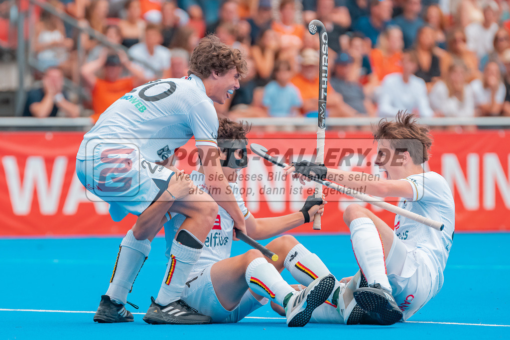 HK_20230715_102321 | Euro Hockey MU18 SF1 Belgium vs Netherlands  Championship Girls &amp; Boys am 15.7.2023 CHTC , Krefeld ,