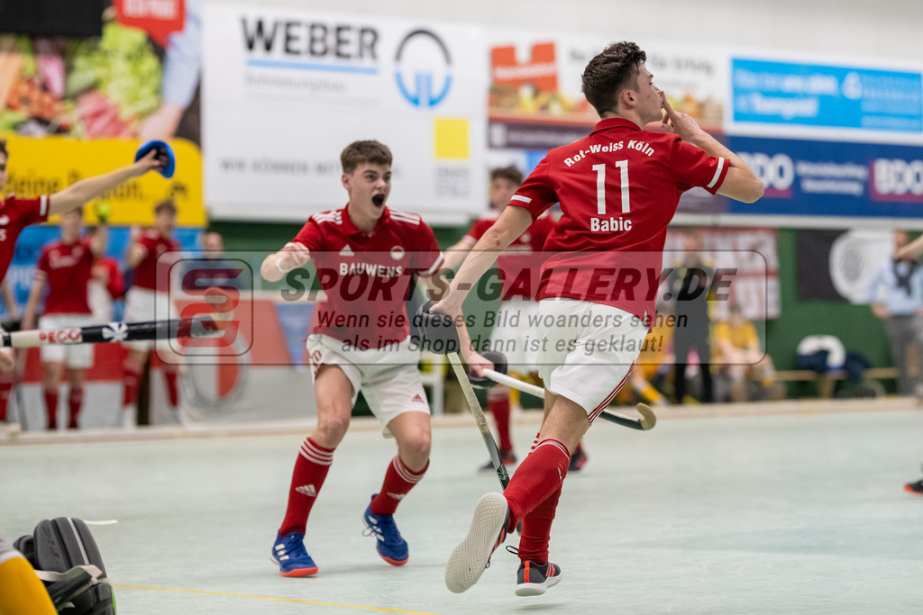 SFE_20230304_0064 | Deutsche Meisterschaft Männliche U16 Halle 2023 am 04.03.2023 in Köln (KTHC Stadion Rot-Weiss Köln Tennis and Hockey Club), Photo: Stephan Fehrmann 2022 (Sports-Gallery)