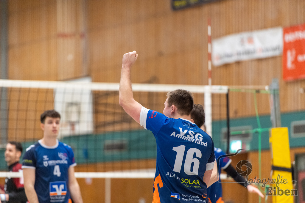 Oldenburger TB-VSG Ammerland | Volleyball Regionalliga; Oldenburger TB-VSG Ammerland am 24.01.2026 in Oldenburg (Sporthalle Haarenesch), Photo: Philip Eiben 2026 - Realisiert mit Pictrs.com